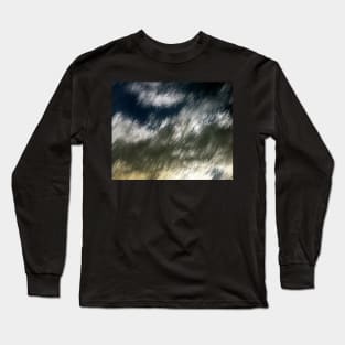 Rainy Time. Wind And Rain Image Long Sleeve T-Shirt